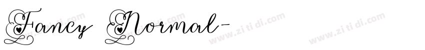 Fancy Normal字体转换